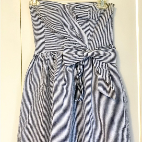 Lilly Pulitzer Dresses & Skirts - Lilly Pulitzer Blue Seersucker Dress Size Small